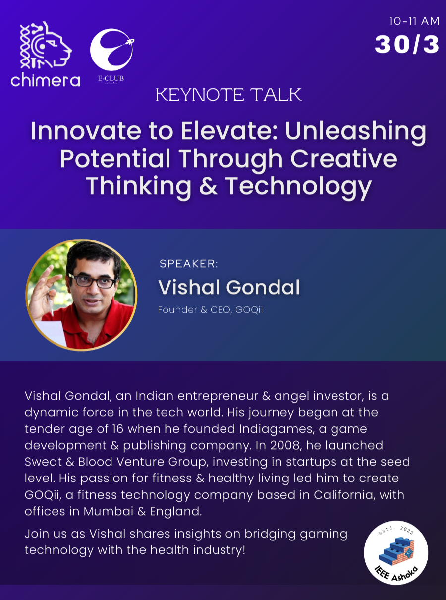 Keynote talk - Vishal Gondal